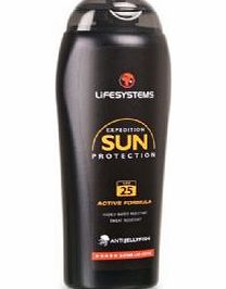 LifeSystems Active SPF 25 sun cream - 200ml