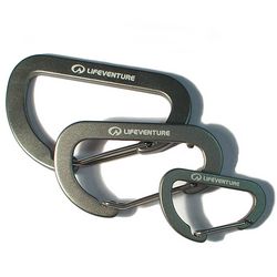 LifeVenture Pack 3 Small Karibiners