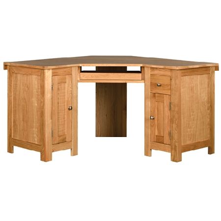 Light Oak Corner Computer Desk 808.866