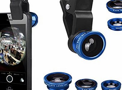 LightHome 3 in 1 180 Degree Fish Eye Lens   Wide Angle   Micro Lens Kit for iPhone 4 4S 4G 5 5G 5S 5C 6 Plus iPad 1 2 3 4 5 Samsung GALAXY S2 I9100 S3 I9300 S4 I9500 Note I9220 Note2 N7100 Note3 S3 S4