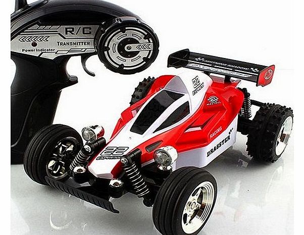 LightInTheBox Huanqi 545A-10 27Mhz Super Motor Radio Control Racing Car With Lights and Off-road Tires Red Remote Control Toys Random Color