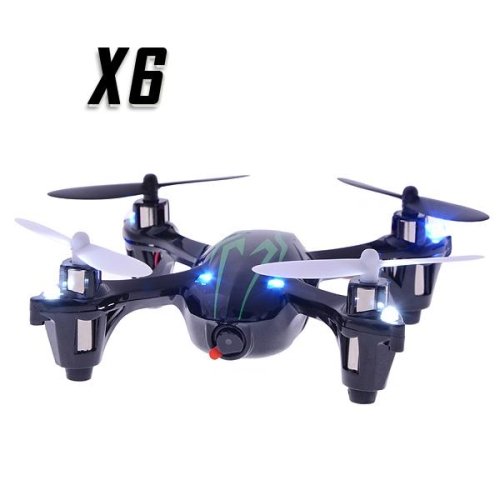 X6 2.4G 4CH RC Quadcopter wtih Camera and Light in Green Remote Control Toys For Boys