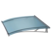 Door Canopy Frosted Blue 1500 x 950mm