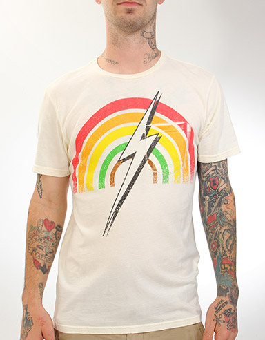 Lightning Bolt Rainbow Pocket T-Shirt