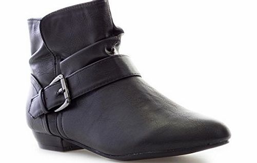 Lilley - Womens Lilley Wide Ankle Boots in Black - Size 7 - Black