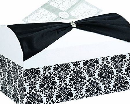 Lillian Rose MB735 BD Card Box Black-White