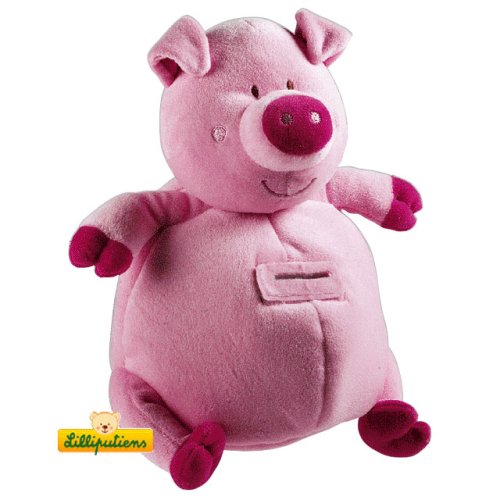 Lilliputiens. Pig cuddle money box.