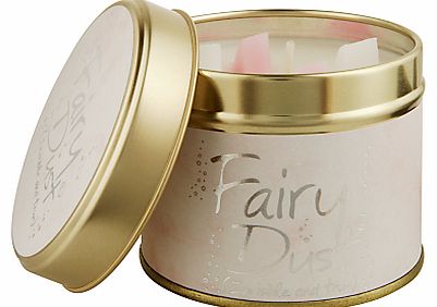 Lily-Flame Candle in a Tin, Fairy Dust