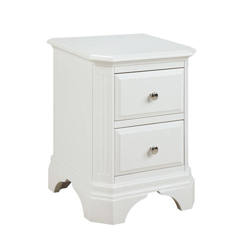 Lily White Bedside Cabinet 322.009