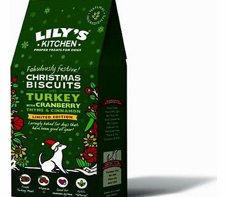 Limited Edition Christmas Biscuits for Dogs, 100 g, Pack of 3
