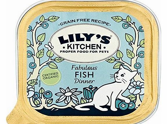 Proper Cat Food Organic Dinner with Fish 100g