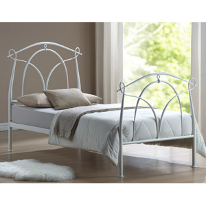 , Omega 4FT Sml Double Metal Bedstead -