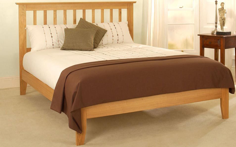 Limelight Dione Wooden Bedstead, Double,