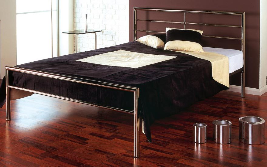 Limelight Ion Chrome Finish Bedstead, Double,