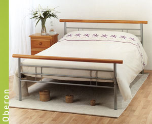 Limelight Oberon- 4FT 6 Double Metal Bedstead