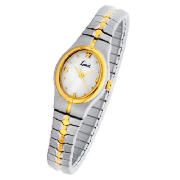Limit ladies two tone oval expander watch