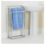 Lincoln Chrome 3 Tier Towel Stand
