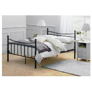 Lincoln Double Bed Frame, Black with Comfyrest