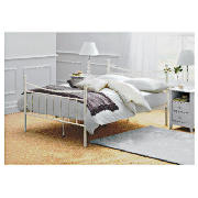 Lincoln Double Bed Frame, Cream with Comfyrest