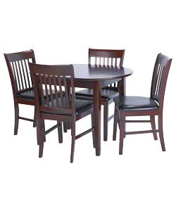 Lincoln Extendable Dark Dining Table