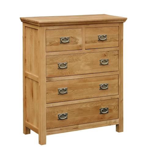Lincoln Oak 2 3 Chest of Drawers 530.001