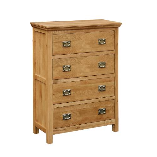 Lincoln Oak 4 Drawer Chest 530.014