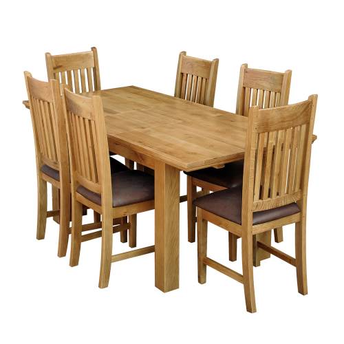 Lincoln Oak Extending Dining Table 530.039