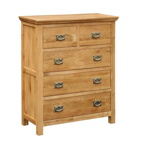 Lincoln Oak Furniture Lincoln Oak 2 3 Chest of Drawers