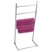 Lincoln Square Tube Chrome Towel Stand