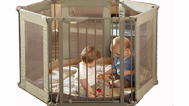 Lindam Safe and Secure Soft Playpen Natural