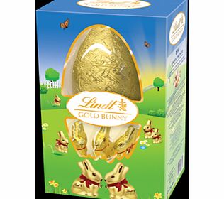 , gold bunny Easter egg 125g