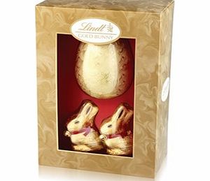 , gold bunny luxury Easter egg 260g