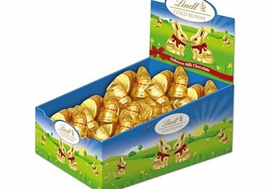 Bulk box of 100 Lindt gold bunnies