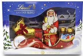 Lindt chocolate Santa sleigh