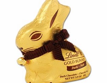 dark chocolate gold Easter bunny 100g