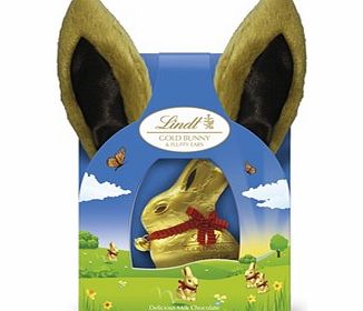gold bunny  fluffy ears
