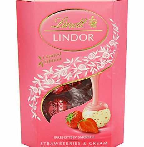 Lindt Lindor Strawberry and Cream Lindor 200 g