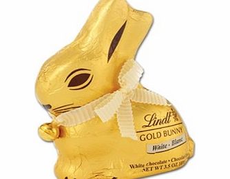 white chocolate gold Easter bunny 100g