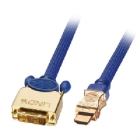 0.5m Premium Gold HDMI to DVI-D Cable