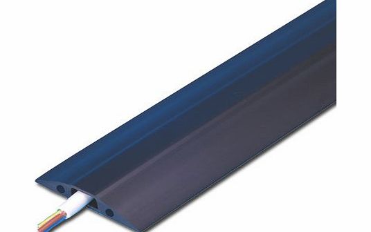 LINDY 1m Single Channel Cable Protector Bridge - Black