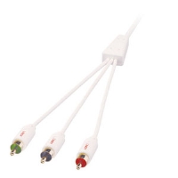 Lindy Component Video Cable (RGB) Premium, White