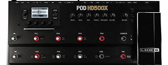 Line 6  POD HD500X Electric guitar effects Multi effects for guitars