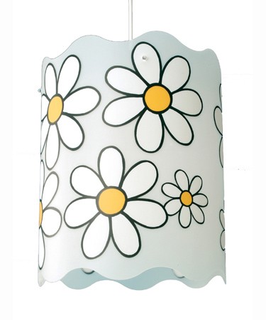 Large daisy patterned ceiling light