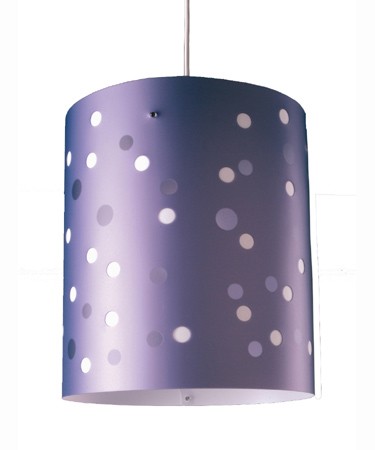 Large purple polka dot ceiling light