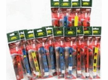 Lineaeffe 14 Assorted Packs Pole Rigs Coarse Carp Fishing Floats from Teme Valley Tackle