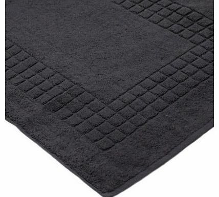 Linens Limited Supreme 500gsm Egyptian Cotton Bath Mat, Charcoal