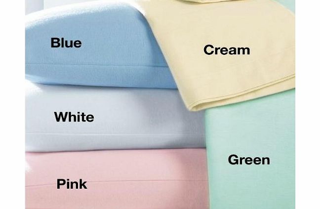 Linenstowelsquilts Cream Flannelette Sheet Set King size Fitted Sheet, Flat Sheet , 2x Pillowcases Bed Sheet Set King Size