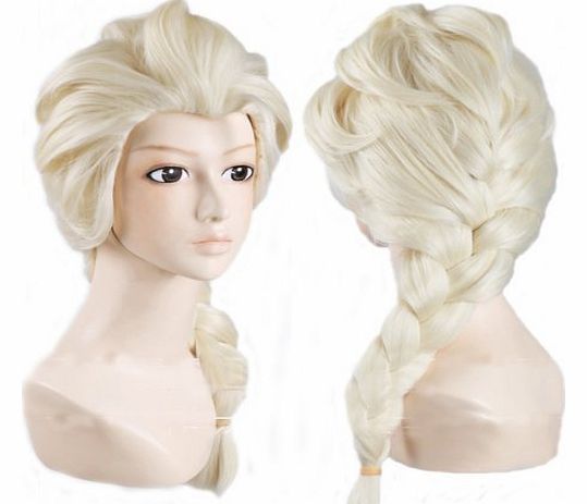 LINER Generic Anime Cosplay Costume Wig for Disney Movies Frozen Snow Queen Elsa