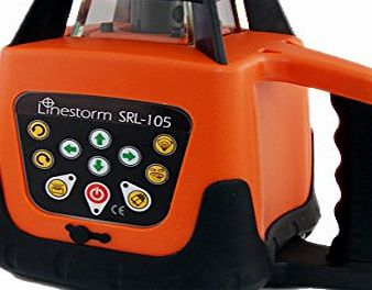 Linestorm SRL-105G Automatic Self Levelling Rotating Laser Level - Green Beam - For Interior and Exterior Use