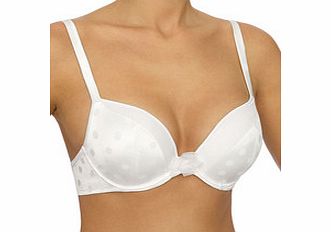 LingaDore Ivy ivory polka dot gel bra